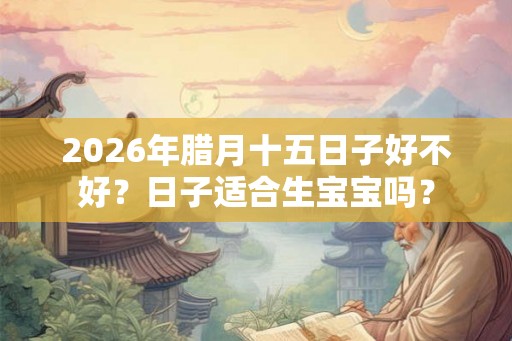 2026年腊月十五日子好不好?日子适合生宝宝吗? 2026年腊月十五日子好不好?日子适合生宝宝吗?