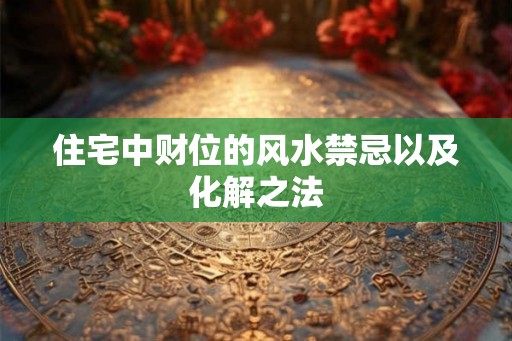 住宅中财位的风水禁忌以及化解之法