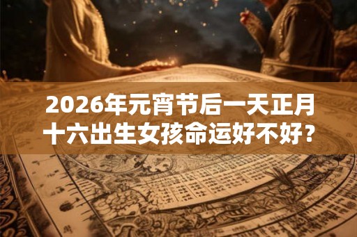 2026年元宵节后一天正月十六出生女孩命运好不好? 2026年元宵节后一天正月十六出生女孩命运好不好?