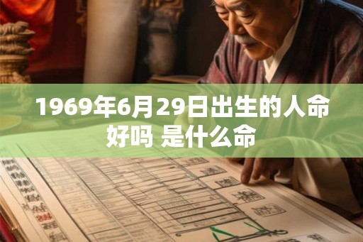 1969年6月29日出生的人命好吗 是什么命 1969年6月29日出生的人命好吗 是什么命