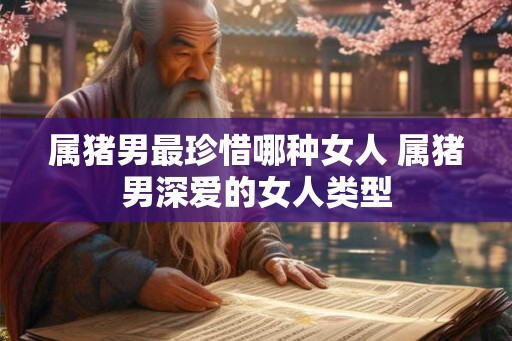 属猪男最珍惜哪种女人 属猪男深爱的女人类型 属猪男最珍惜哪种女人 属猪男深爱的女人类型