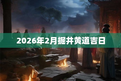 2026年2月掘井黄道吉日