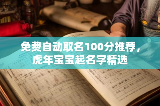 免费自动取名100分推荐,虎年宝宝起名字精选 免费自动取名100分推荐,虎年宝宝起名字精选