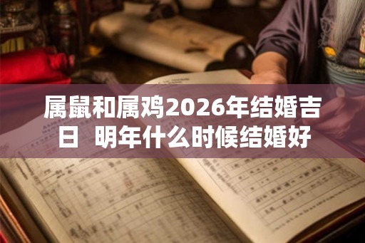 属鼠和属鸡2026年结婚吉日  明年什么时候结婚好