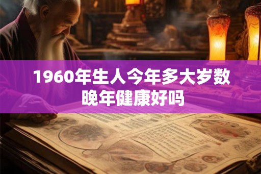 1960年生人今年多大岁数 晚年健康好吗