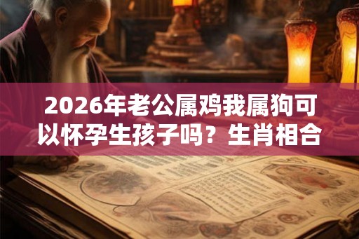 2026年老公属鸡我属狗可以怀孕生孩子吗？生肖相合吗？
