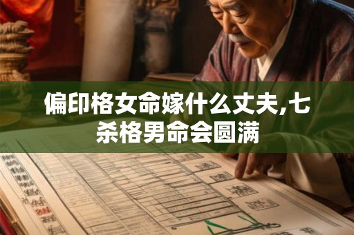 偏印格女命嫁什么丈夫,七杀格男命会圆满