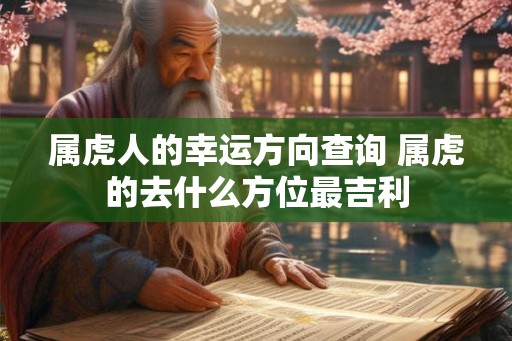 属虎人的幸运方向查询 属虎的去什么方位最吉利