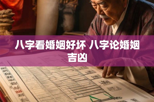 八字看婚姻好坏 八字论婚姻吉凶