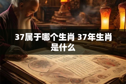 37属于哪个生肖 37年生肖是什么