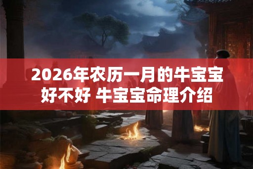 2026年农历一月的牛宝宝好不好 牛宝宝命理介绍