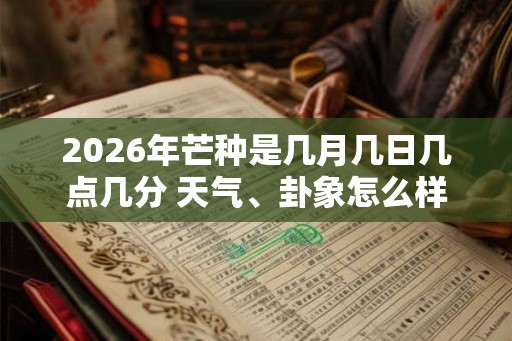 2026年芒种是几月几日几点几分 天气、卦象怎么样