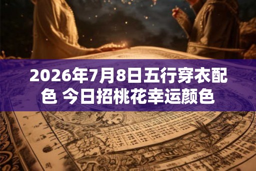 2026年7月8日五行穿衣配色 今日招桃花幸运颜色