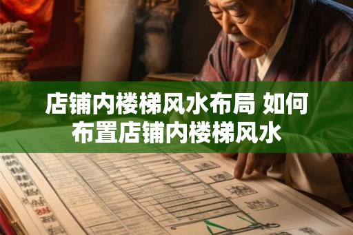 店铺内楼梯风水布局 如何布置店铺内楼梯风水