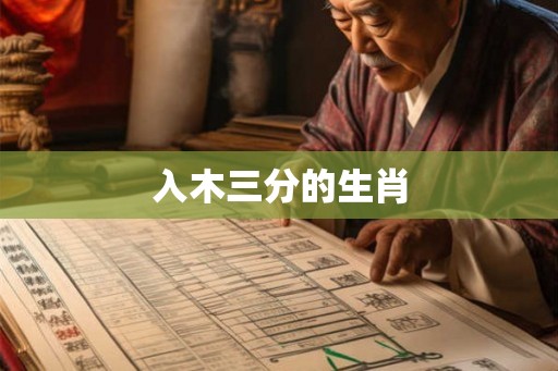 入木三分的生肖