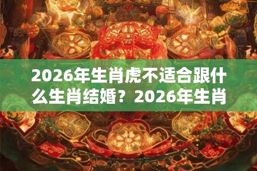 2026年生肖虎不适合跟什么生肖结婚？2026年生肖虎女结婚大利月