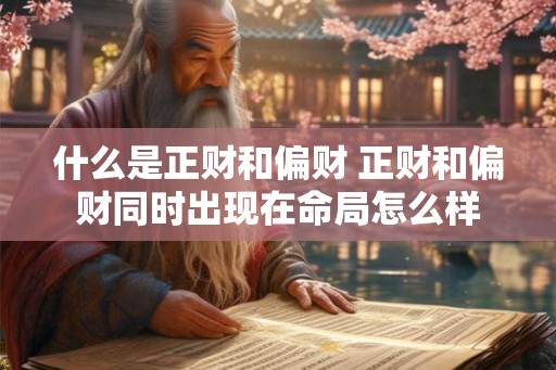 什么是正财和偏财 正财和偏财同时出现在命局怎么样 什么是正财和偏财 正财和偏财同时出现在命局怎么样