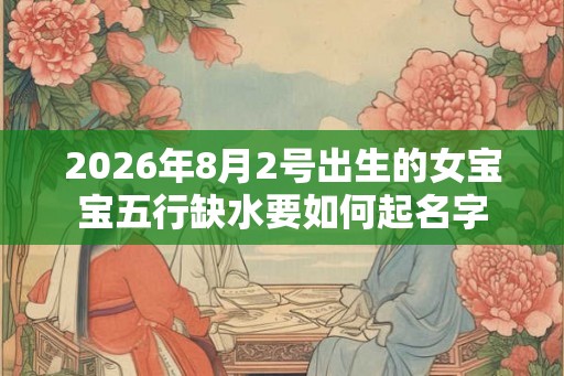 2026年8月2号出生的女宝宝五行缺水要如何起名字 2026年8月2号出生的女宝宝五行缺水要如何起名字