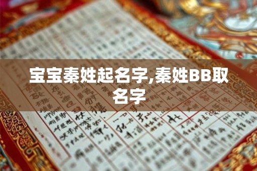 宝宝秦姓起名字,秦姓BB取名字