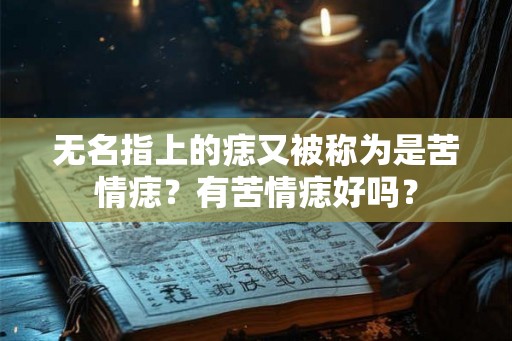 无名指上的痣又被称为是苦情痣？有苦情痣好吗？