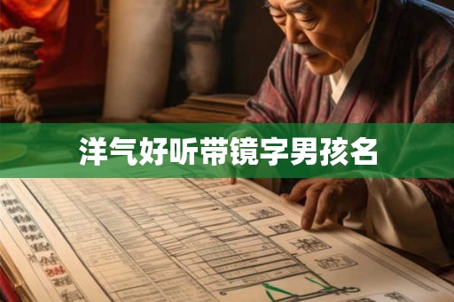 洋气好听带镜字男孩名