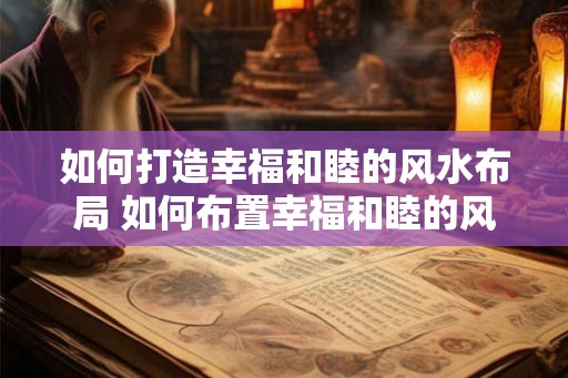 如何打造幸福和睦的风水布局 如何布置幸福和睦的风水