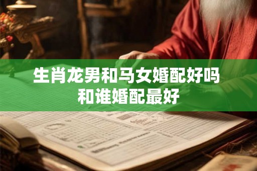 生肖龙男和马女婚配好吗 和谁婚配最好