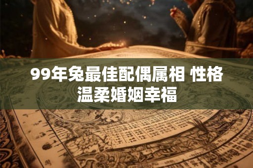 99年兔最佳配偶属相 性格温柔婚姻幸福