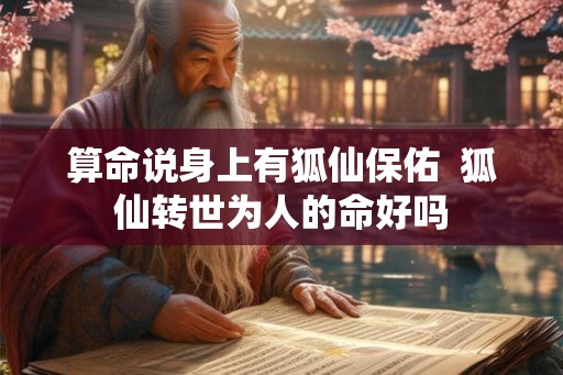 算命说身上有狐仙保佑  狐仙转世为人的命好吗
