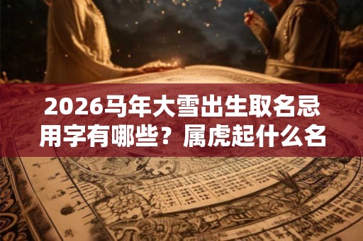 2026马年大雪出生取名忌用字有哪些？属虎起什么名