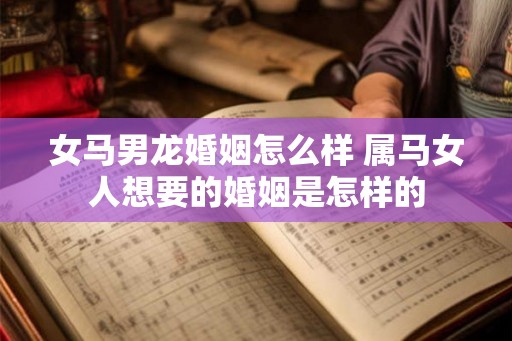 女马男龙婚姻怎么样 属马女人想要的婚姻是怎样的
