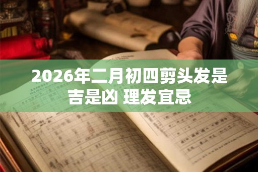 2026年二月初四剪头发是吉是凶 理发宜忌