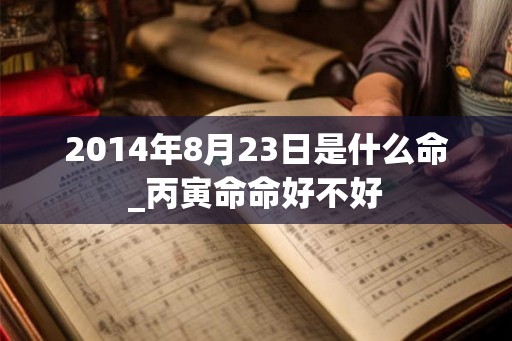 2014年8月23日是什么命_丙寅命命好不好