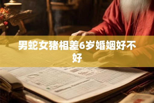 男蛇女猪相差6岁婚姻好不好