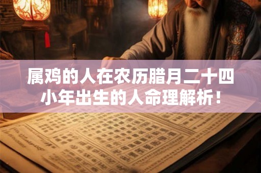 属鸡的人在农历腊月二十四小年出生的人命理解析！