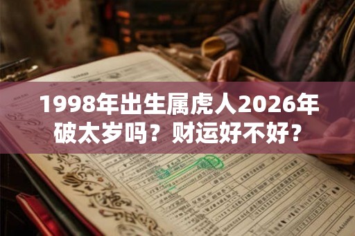 1998年出生属虎人2026年破太岁吗？财运好不好？