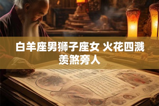 白羊座男狮子座女 火花四溅羡煞旁人