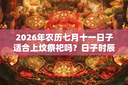2026年农历七月十一日子适合上坟祭祀吗？日子时辰吉凶如何？
