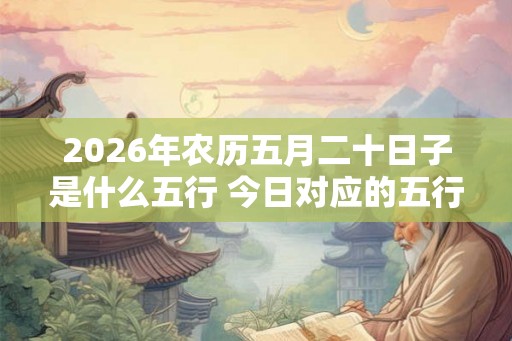 2026年农历五月二十日子是什么五行 今日对应的五行属性查询