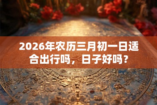2026年农历三月初一日适合出行吗，日子好吗？