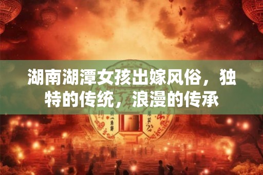湖南湖潭女孩出嫁风俗，独特的传统，浪漫的传承