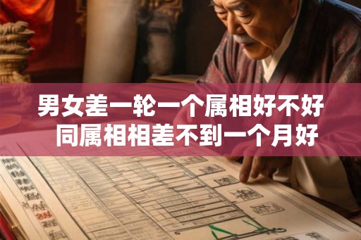 男女差一轮一个属相好不好  同属相相差不到一个月好吗