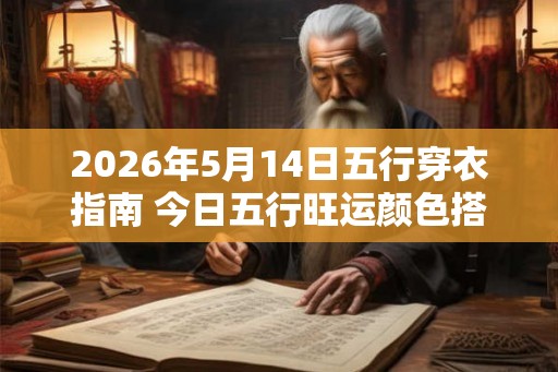2026年5月14日五行穿衣指南 今日五行旺运颜色搭配
