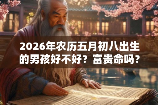 2026年农历五月初八出生的男孩好不好？富贵命吗？