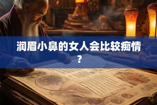 润眉小鼻的女人会比较痴情？