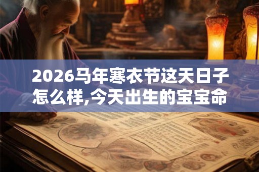 2026马年寒衣节这天日子怎么样,今天出生的宝宝命好吗