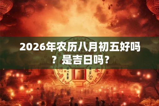 2026年农历八月初五好吗?是吉日吗? 2026年农历八月初五好吗?是吉日吗?