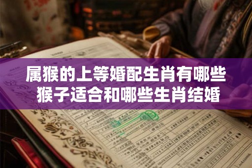 属猴的上等婚配生肖有哪些 猴子适合和哪些生肖结婚 属猴的上等婚配生肖有哪些 猴子适合和哪些生肖结婚