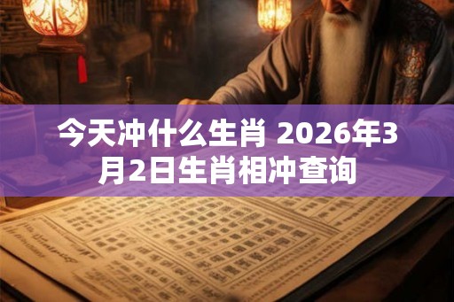 今天冲什么生肖 2026年3月2日生肖相冲查询 今天冲什么生肖 2026年3月2日生肖相冲查询