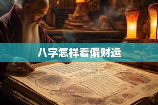 八字怎样看偏财运 八字怎样看偏财运